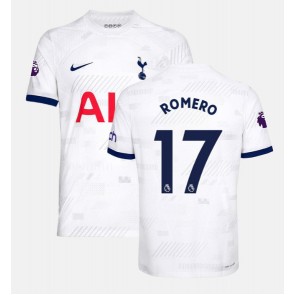 Tottenham Hotspur Cristian Romero #17 Domaci Dres 2023-24 Kratak Rukavima